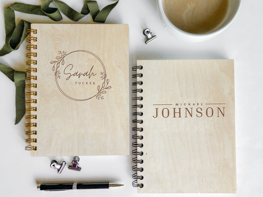 Personalized Notebook Journal or Sketchbook