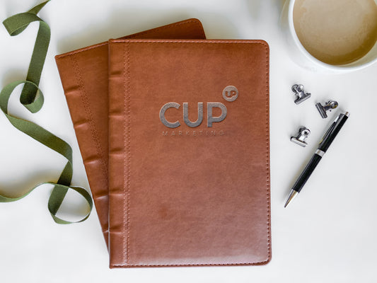 Personalized Faux Leather Journal Notebook